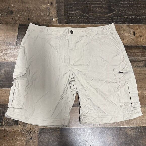Columbia Omni Shade Sun Protection Lightweight Nylon Hiking Cargo Shorts 40 - Picture 1 of 6